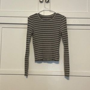 american eagle striped long sleeve